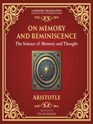 cover image of On Memory and Reminiscence